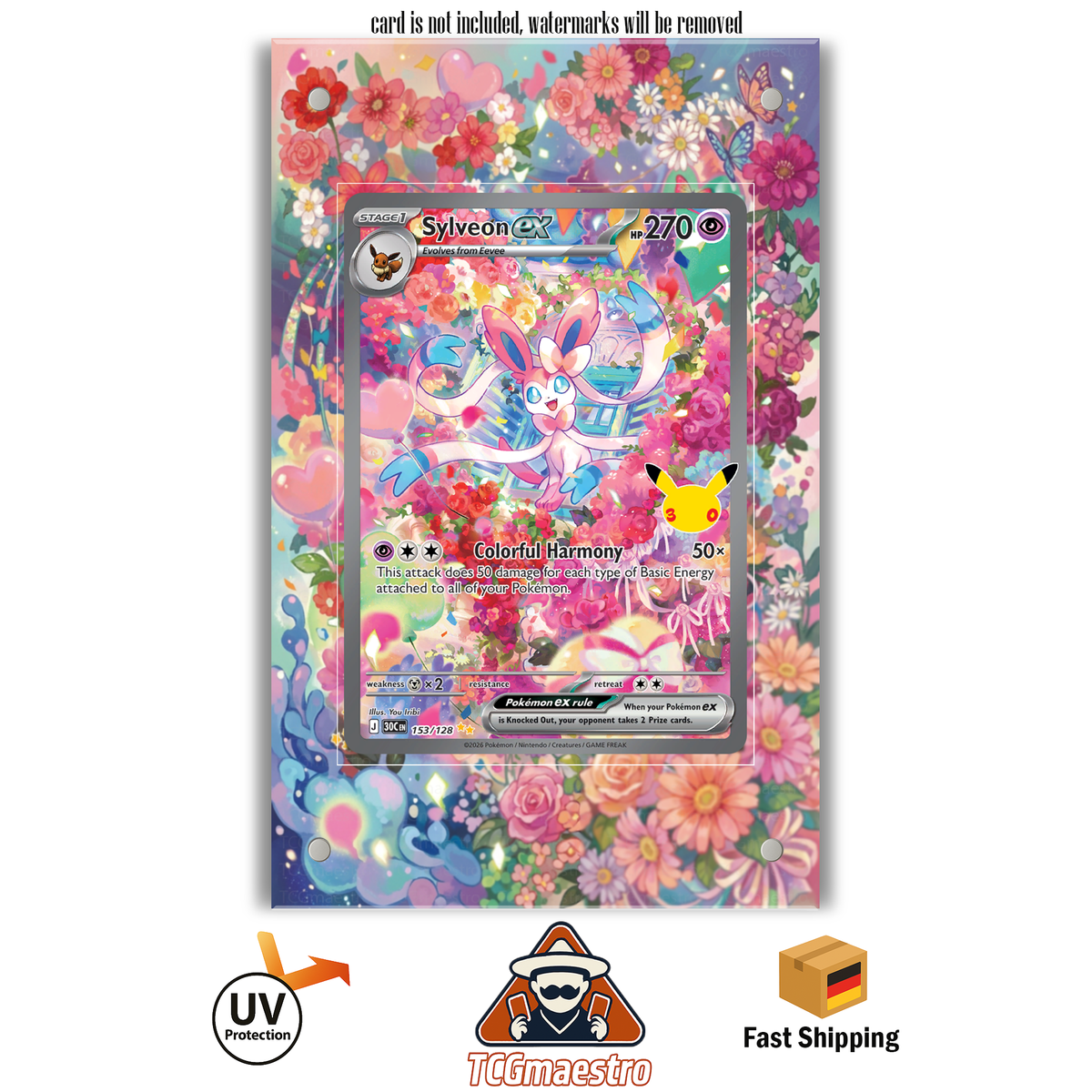 Feelinara Sylveon 30th 153 Pokémon Extended Artwork Rahmen