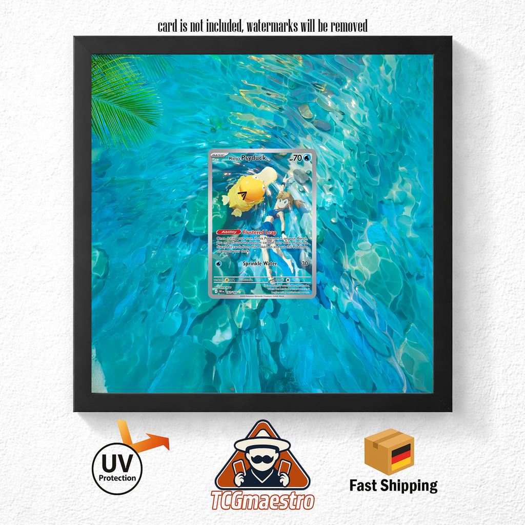Bilderrahmen Pokémon Enton Psyduck DRI 193 Display Frame Extended Artwork