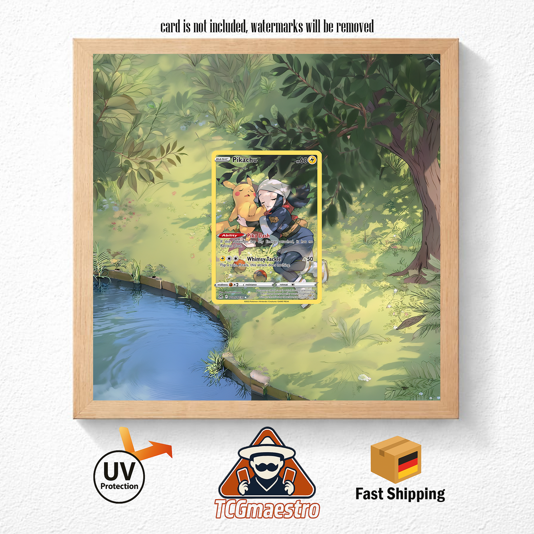 Bilderrahmen Pokémon Pikachu LOR TG05 Display Frame Extended Artwork