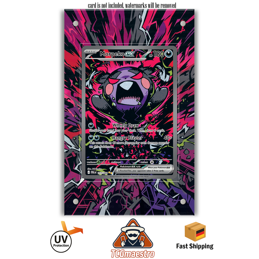 Morpeko PBL 117 Pokémon Extended Artwork Rahmen
