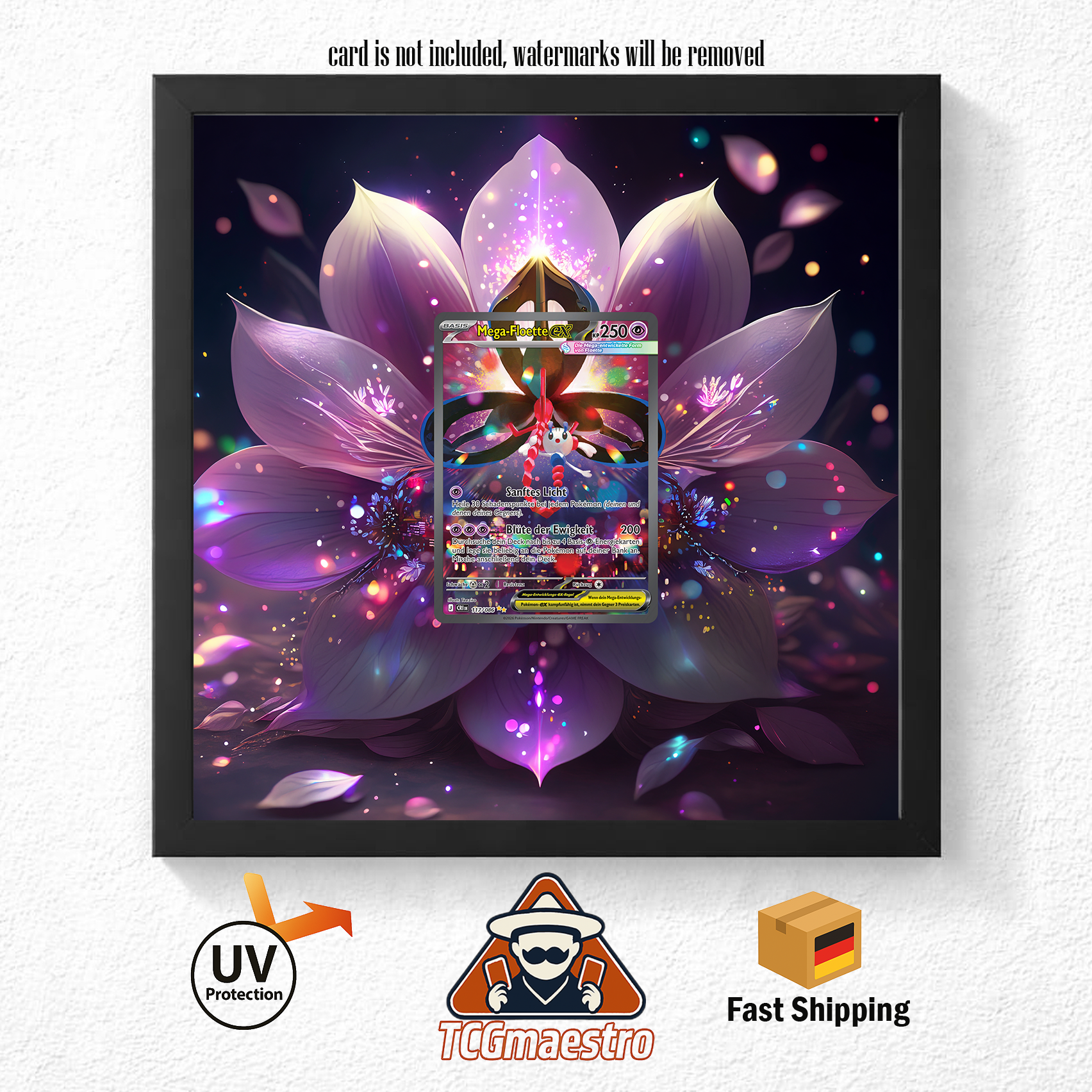 Bilderrahmen Pokémon Floette CRI 117 Display Art Frame